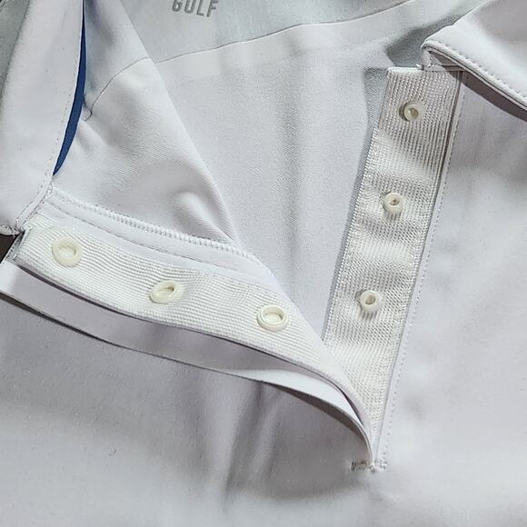 Slazenger Golf sleeveless polo top white geometric print size XXL - Picture 5 of 9